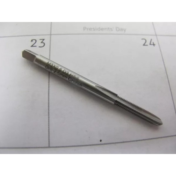 FMT 0326828,SIZE M3 THREAD 0.5 HSS Spiral Point Tap-NEW-B