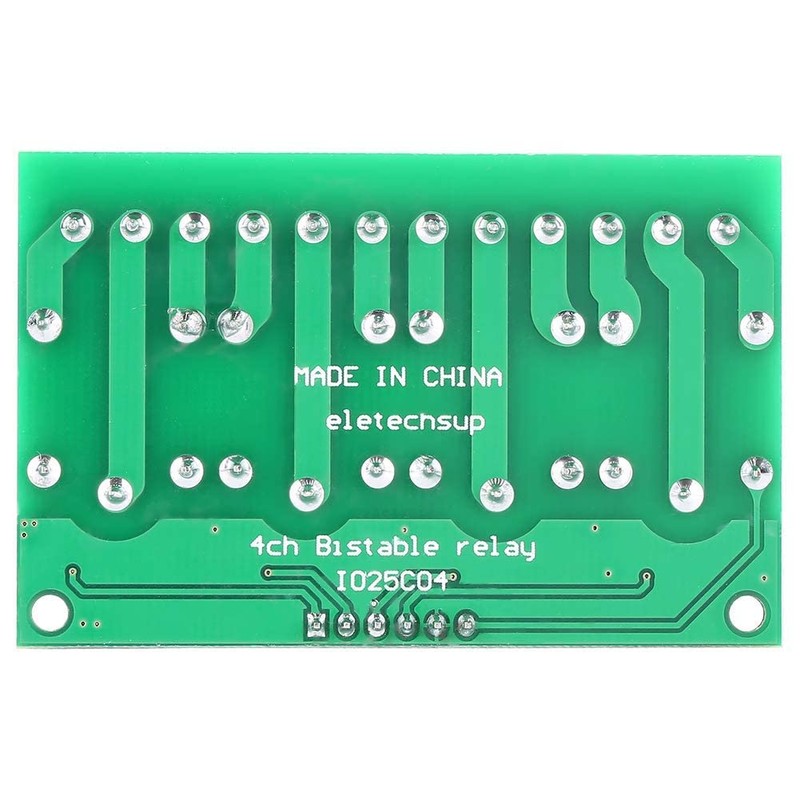 4 Channels Bistable Impulse Relay DC 5V Bistables Relay Low