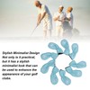 9pcs Golf Club Cover PU Leather Stylish Portable Golf Head
