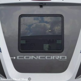 Unbranded Coachmen Concord RV Camper Trailer Vinyl Decals (Set Of 2) OEM Oracle 50” New