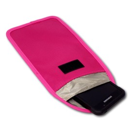 Minder Signal Blocker - Signal Jamming Case RFID Blocking Pouch Keyless Entry/Start Car Keys & Mobile Phones - Faraday Bag Protection Security Against Relay Crime (Hot Pink, 170mm x 105mm (Internal))