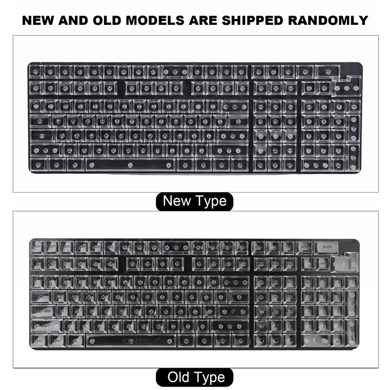 132 Keys Mechanical Keyboard Keycaps CBSA Height Transparent Ergonomic DIY