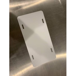 License Plate Blank (1, White)