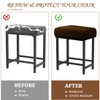 Levoberg Bar Stool Cover Rectangle Stretch Counter Height Barstool Slipcovers