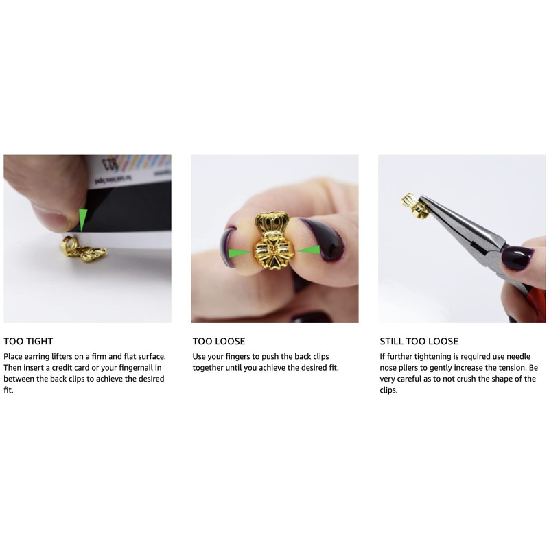 Original Magic Earring Backs for Droopy Ears | Earrings Lifters