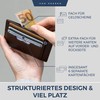 VON HEESEN Genuine Leather RFID Card Holder Made of Nappa