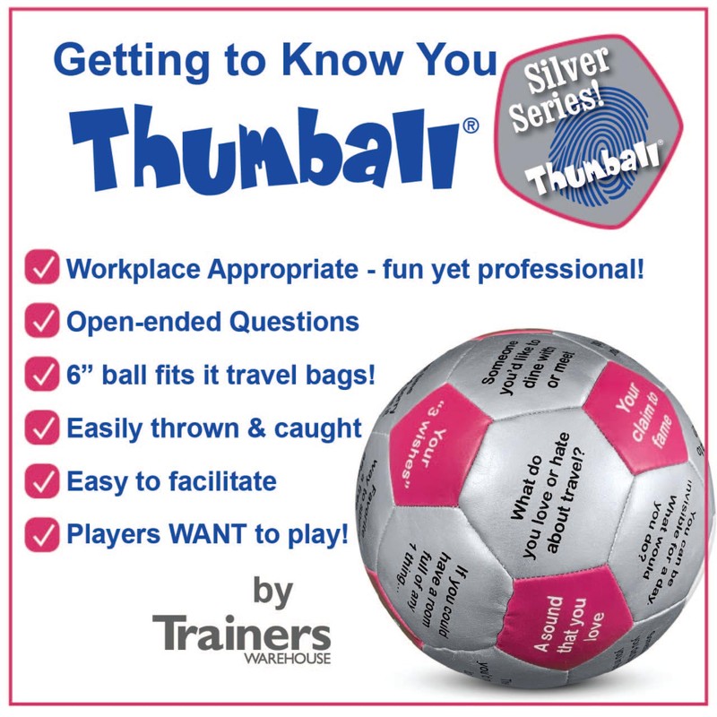 Trainers Warehouse Getting to Know You Thumball 6" | Conversation