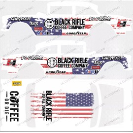 Hot Wheels 55 CHEVY GASSER (NON-WHITE TONER) DECALS BLACK RC