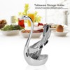 Stylish Tableware Storage Holder Rack Stainless Steel Fork Spoon Kitchen