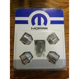 Mopar 2012-2018 Dodge Ram 2500 - 3500 Wheel Lock Kit Chrome Mopar OEM