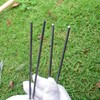 MySit 6" Garden Staples Landscape Stakes Ground Pins 100 Pack,