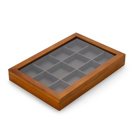 Oirlv Wooden Jewellery Box Jewellery Storage Box for Rings Necklaces Earrings Bracelets Display and Organiser