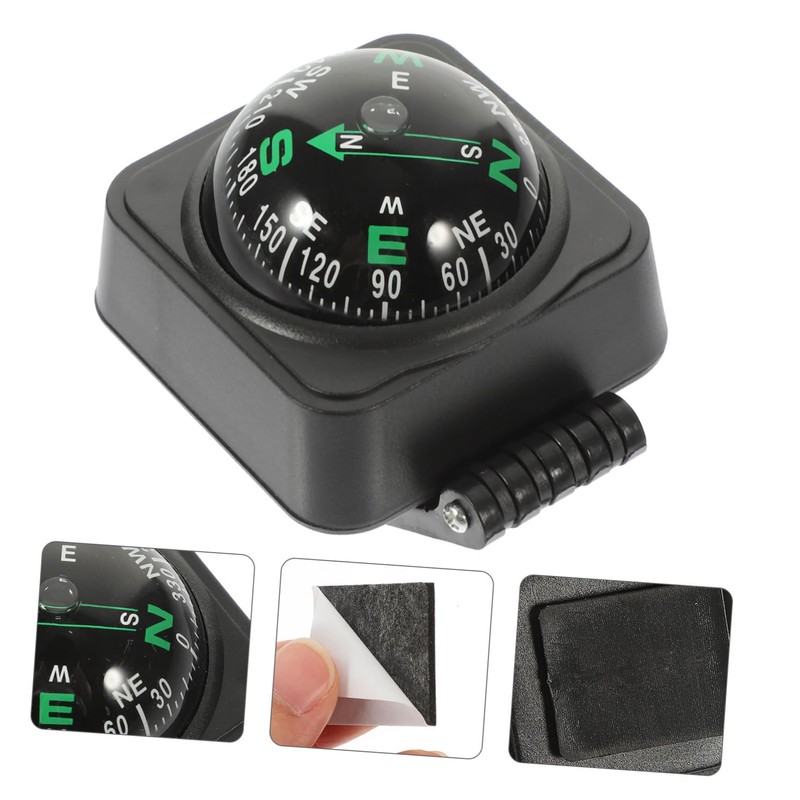 GLEAVI Car Compass Vehicle Car Mount Compass Handheld Compass Ball