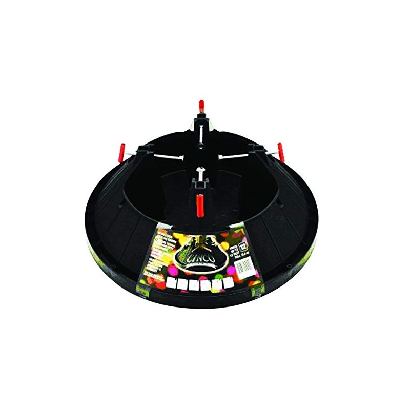 Cinco Plastic Black Christmas Tree Stand 12 ft. Maximum Tree