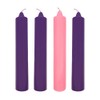 Unscented Jumbo Candles 4 Pack 9" x 1½" a Booklet