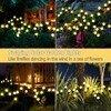Solar Garden Lights Outdoor, 6 Pack 60 LED Solar Firefly