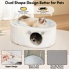 Zoratoo Cat Bed for Indoor Cats, Fluffy Cat Cave Large