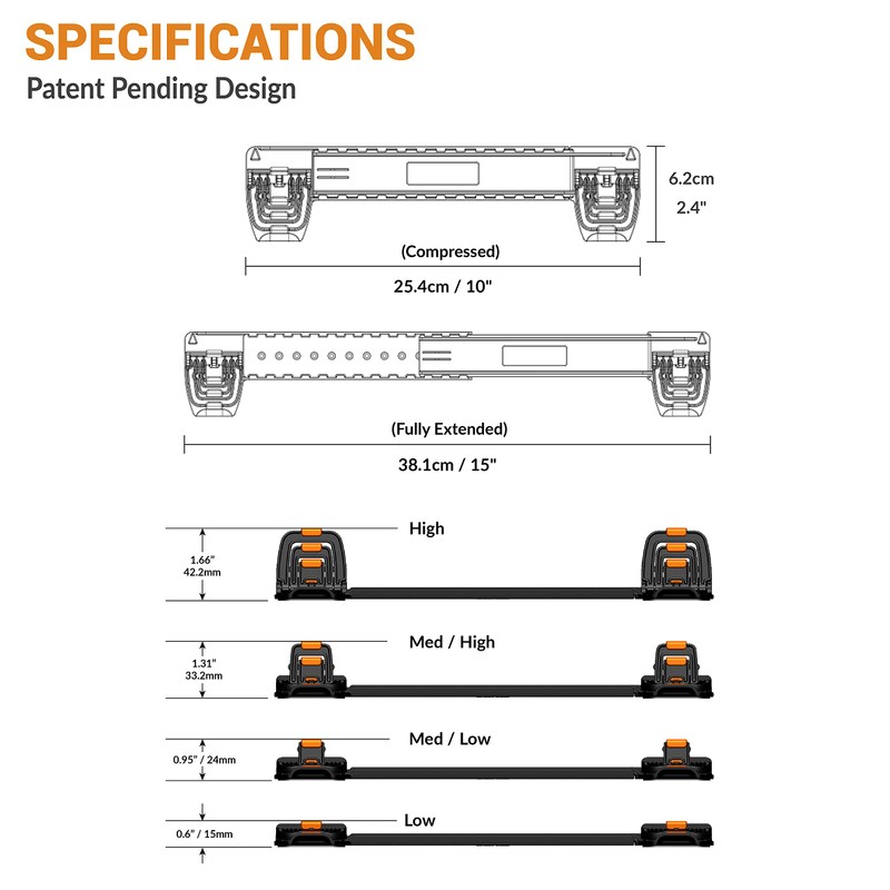 ESC Flip Pro キーボードスタンド パソコン ノートPC 4段階 高さ/角度調整 キーボードに合わせて幅調整可 滑り止め付
