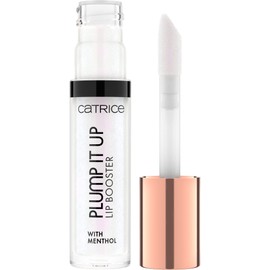 Catrice Plump It Up Lip Booster, Lip Gloss, No. 010 Poppin' Champagne, Transparent, Cooling, Colouring Effect, Adds Volume, Shiny, Shimmering, Vegan, Alcohol-Free, 3.5 ml