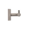 Chiswick Flexi Fix Double Wall Mounted Coat Hook, Brushed Nickel