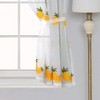 Householdfurnishing Embroidered Kitchen Window Pair Curtains Set Rod Pocket with