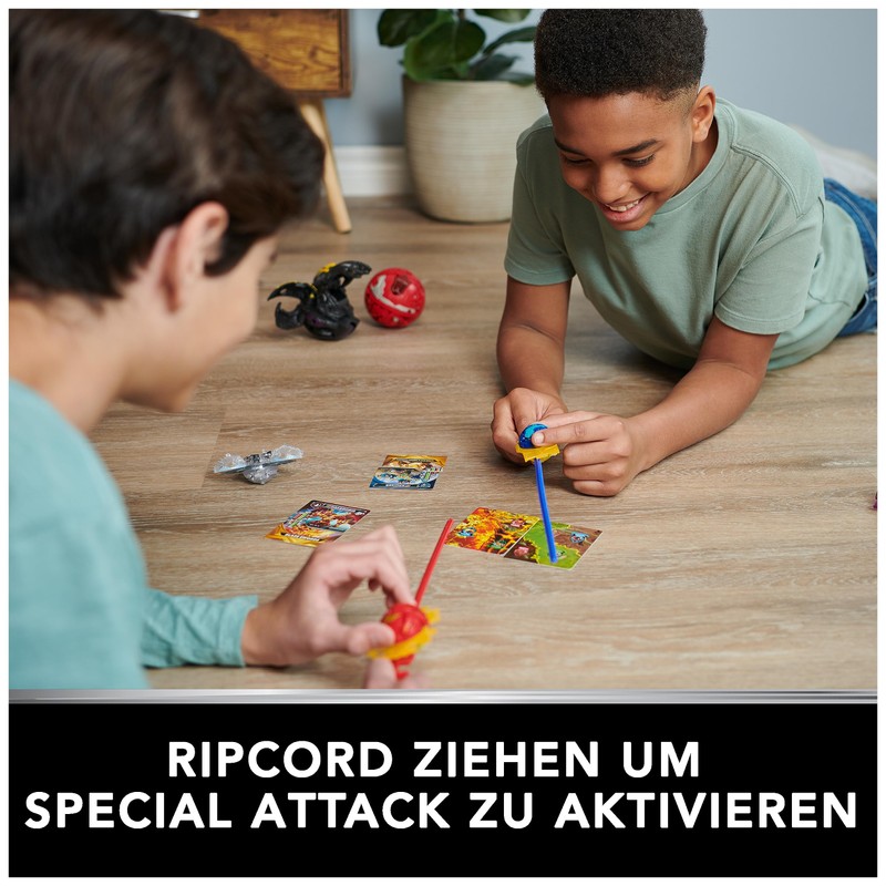 Bakugan 3.0 Starter Pack with 3 Balls, Individually Assembled Action