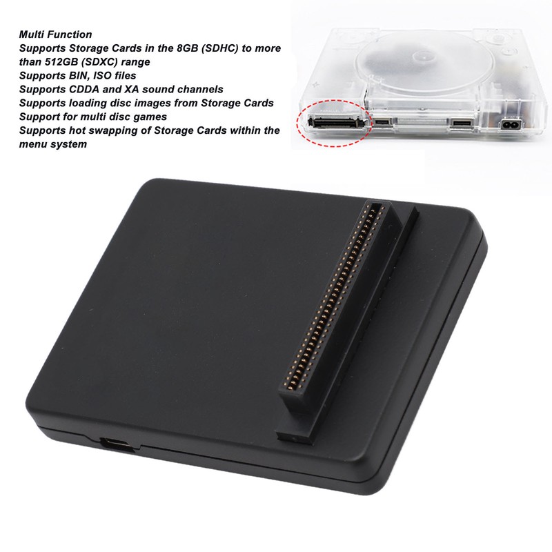 Optical Drive Emulator SDL Kit 3D Printed Case Gaming Accessories