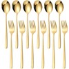 Forks and Spoons Set of 12 Stainless Steel Tablespoons Forks