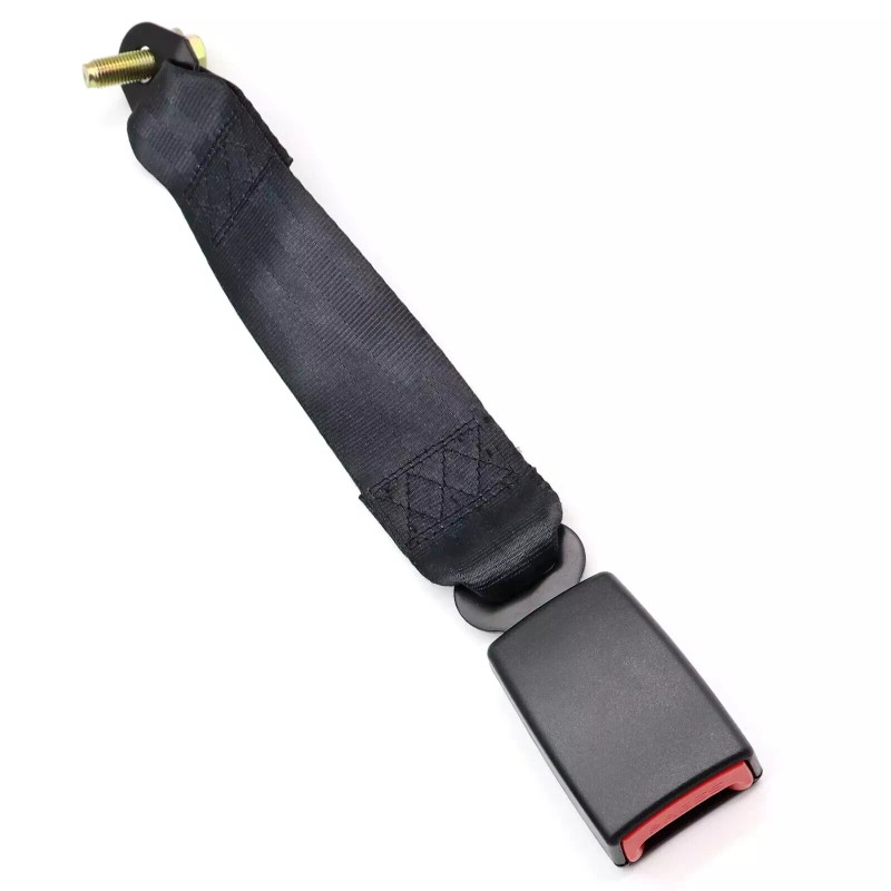 C-HORSE 2 Retractable 3 Point Safety Black Seat Belt Straps