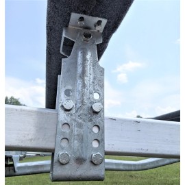 EZ Loader Tall 12" Support Bracket with Top Hat Bunk Bracket Assembly 411-1003