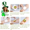 St. Patrick's Day Shamrock Temporary Tattoos, Waterproof Body Face Stickers