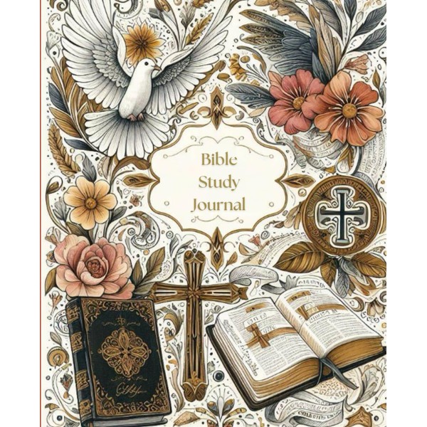 Bible Study Journal: Notebook for Daily Scripture Study and Prayers
