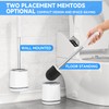 TRENTI TRENTI Toilet Brush, Toilet Brush and Holder Set, Bristles