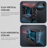Antec Flux Wood, 5 x PWM Fans Included, High-Airflow Front