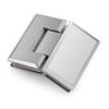 Heavy Duty Shower Glass Door Hinge,Solid One-Piece Precision Cast with