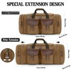 Canvas Duffle Bag for Men 50L Travel Duffel Bags Expandable