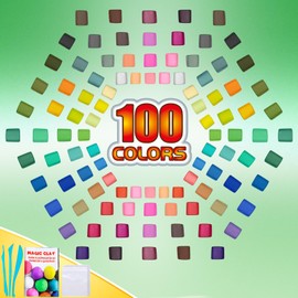 Air Dry Clay 100 Colors, Modeling Clay for Kids, DIY Molding Magic Clay, Gift for Kids