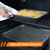 Plasticpro Disposable Foil oven liner Reusable Oven Drip Pan -