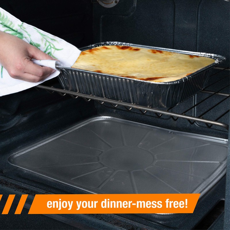 Plasticpro Disposable Foil oven liner Reusable Oven Drip Pan -