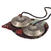 DharmaObjects Large Tibetan Premium Quality "Om Namah Shivaya" Tingsha Cymbals