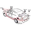 ELSNU Car Parking Sensors Kit Reverse Radar parktronic System Auto