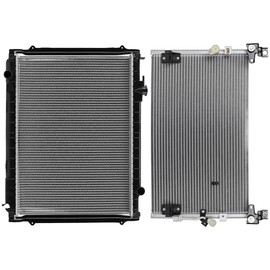cciyu Aluminum Radiator Replacement 1998-2004 for Toyota for Tacoma1986, 164100C010, 164100C011, 164100C021, 164100C024, 166410C011