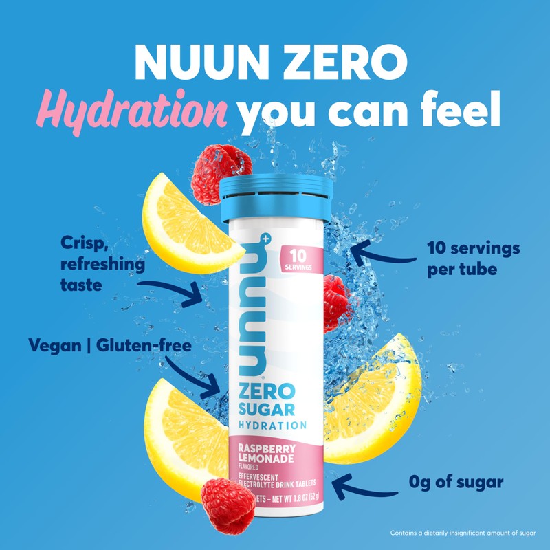 Nuun Zero Sugar Hydration Electrolyte Tablets - Magnesium, Calcium, Potassium,