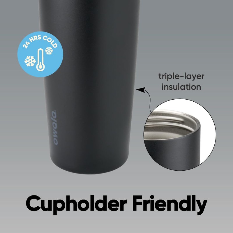 Owala FreeSip Sway Insulated Stainless Steel Water Bottle with Two-Way