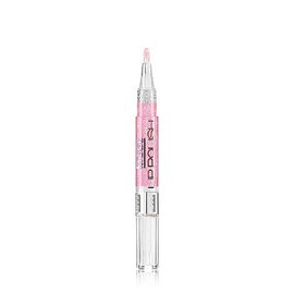 MODE Lip Polish Brush On Intense Shine Lip Gloss Pen HOTPANTS Sheer Pink Tint with Electric Rainbow Glitter, Non-Sticky Hydrating Lip Color, Moisturizing Castor Oil, Sweet Almond, Organic Shea Butter