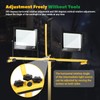 Dollate 30000 Lumen LED Work Lights with Stand, 2 Head,