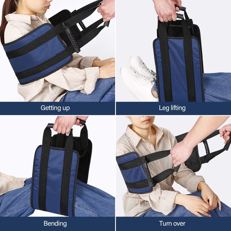 Transfer Nursing Sling for Patient,49.5'' Non-Slip Transfer Belts for Lifting