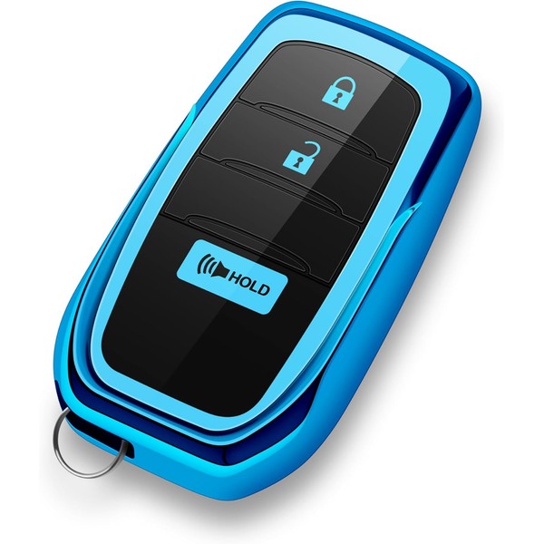 ZSPDACC for Toyota Key Fob Cover 3 Buttons Car Key