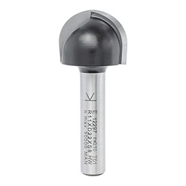 ENT 12297 Chamfer Cutter HW, Shank (S) 8 mm, Radius (R) 11 mm, (D) 22 mm, NL 16 mm SL 32 mm