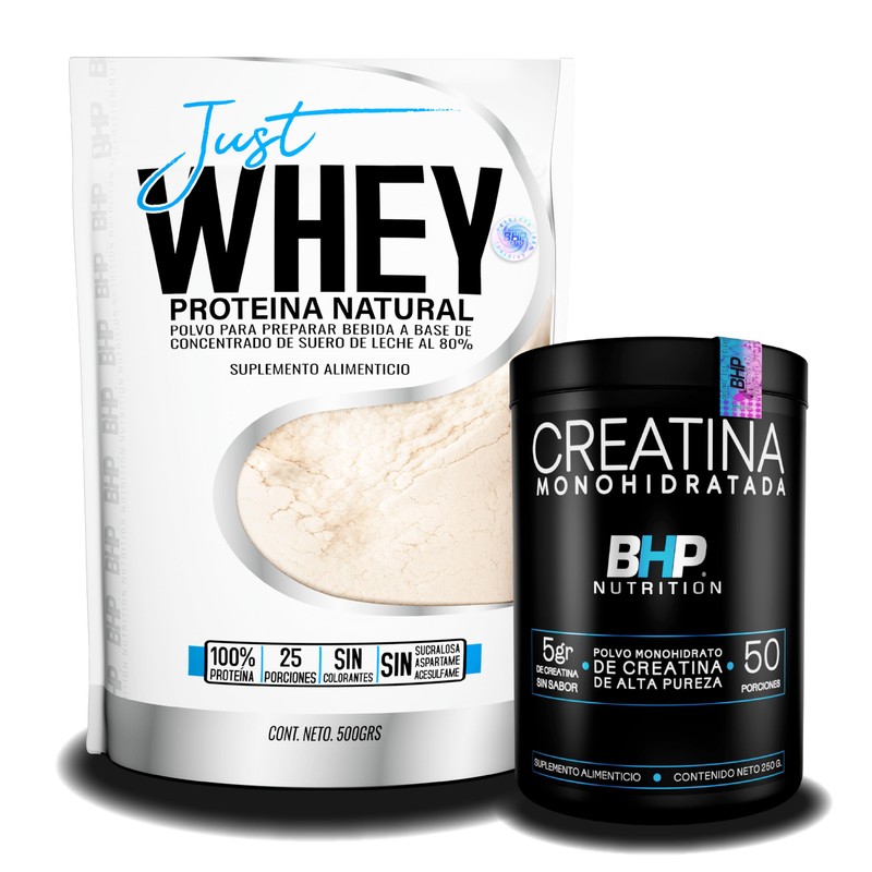 Bhp Nutrition - Bag Just Whey 500 Grs + Creatina